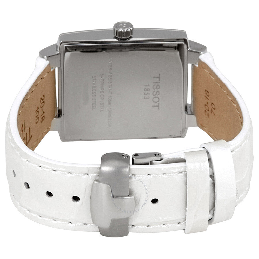 Tissot T-Trend TXL White Dial White Leather Ladies Watch T0613101603100 - Dawson Watches #3