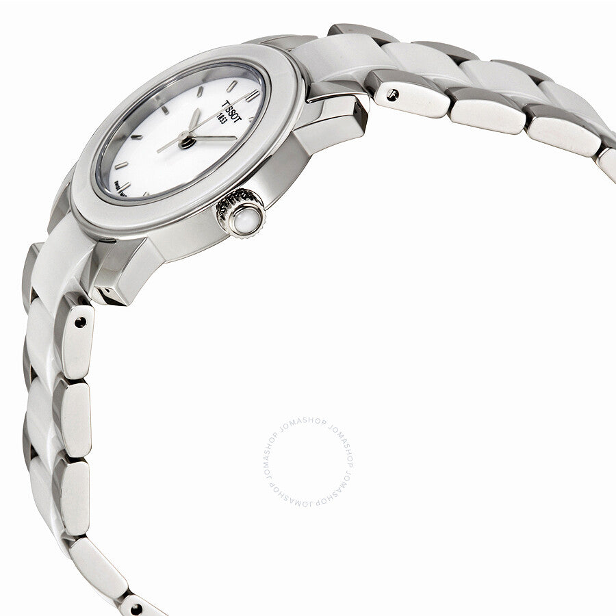 Tissot T-Trend White Ceramic Ladies Watch T0642102201100 - Dawson Watches #2