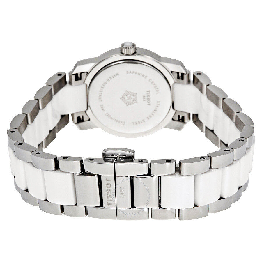 Tissot T-Trend White Ceramic Ladies Watch T0642102201100 - Dawson Watches #3