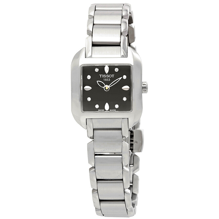 Tissot T-Wave Black Dial Ladies Watch T02.1.285.54 - Dawson Watches