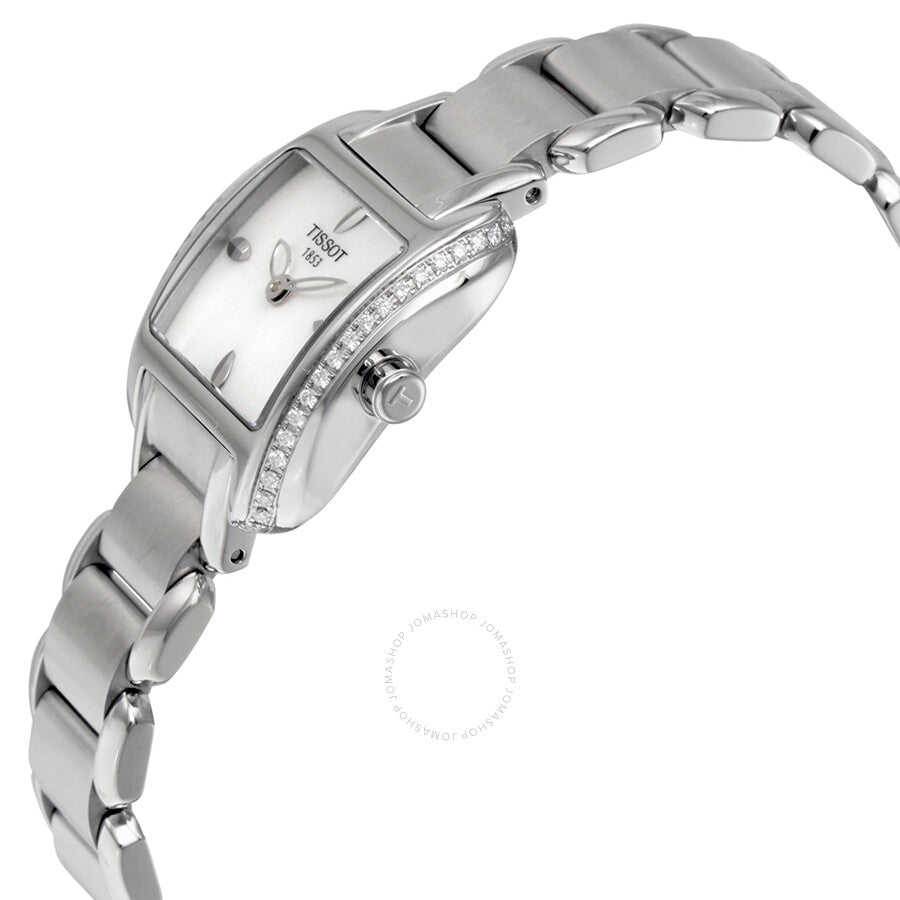 Tissot T-Wave Mother of Pearl Dial Stainless Steel Ladies Watch T02.1.385.71 - Dawson Watches #2