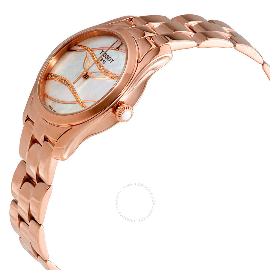 Tissot T-Wave Mother of Pearl Diamond Dial Ladies Watch T112.210.33.111.00 - Dawson Watches #2