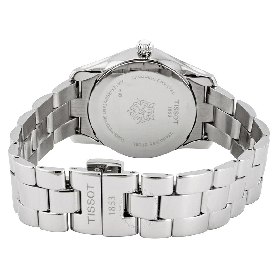 Tissot T-Wave Quartz White Mother of Pearl Dial Ladies Watch T112.210.11.113.00 - Dawson Watches #3