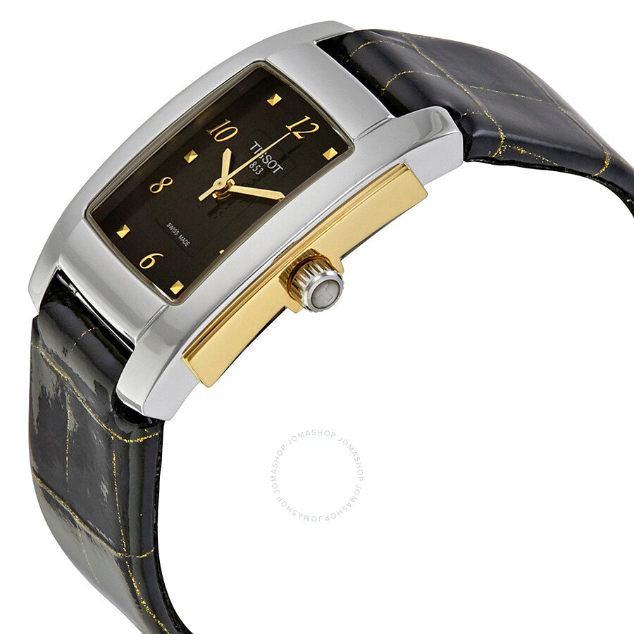 Tissot T10 Black Dial Ladies Watch T073.310.26.057.00 - Dawson Watches #2