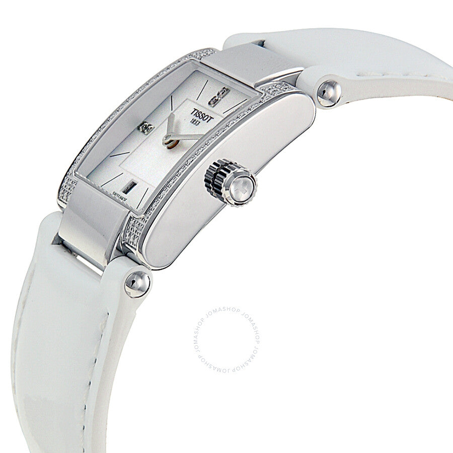Tissot T2 Mother of Pearl Dial White Leather Ladies Watch T0903106611600 - Dawson Watches #2