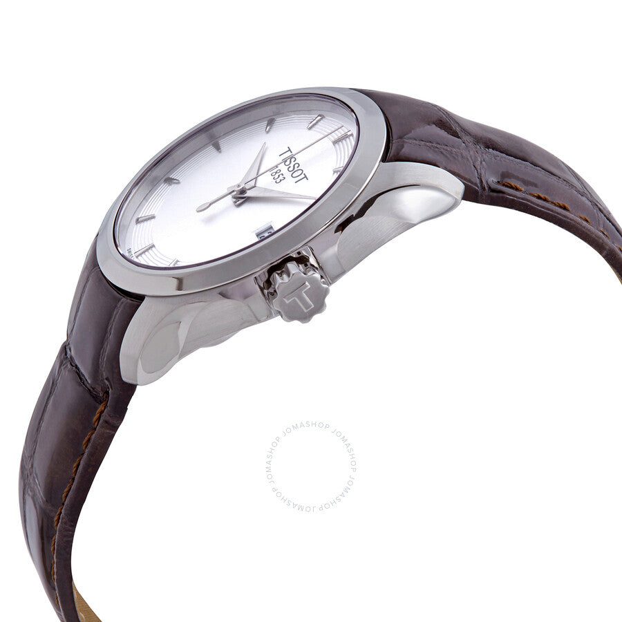Tissot T-Classic Couturier Quartz Silver Dial Ladies Watch T035.210.16.031.03 - Dawson Watches #2