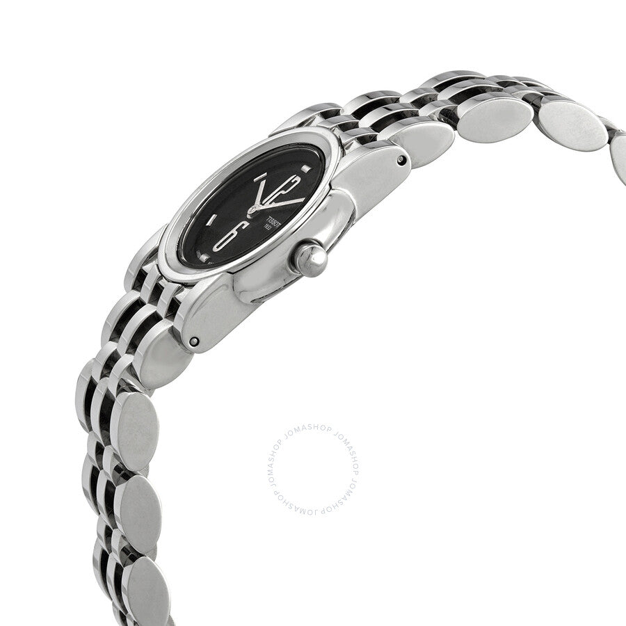 Tissot T-Classic Quartz Black Dial Ladies Watch T030.009.11.057.00 - Dawson Watches #2