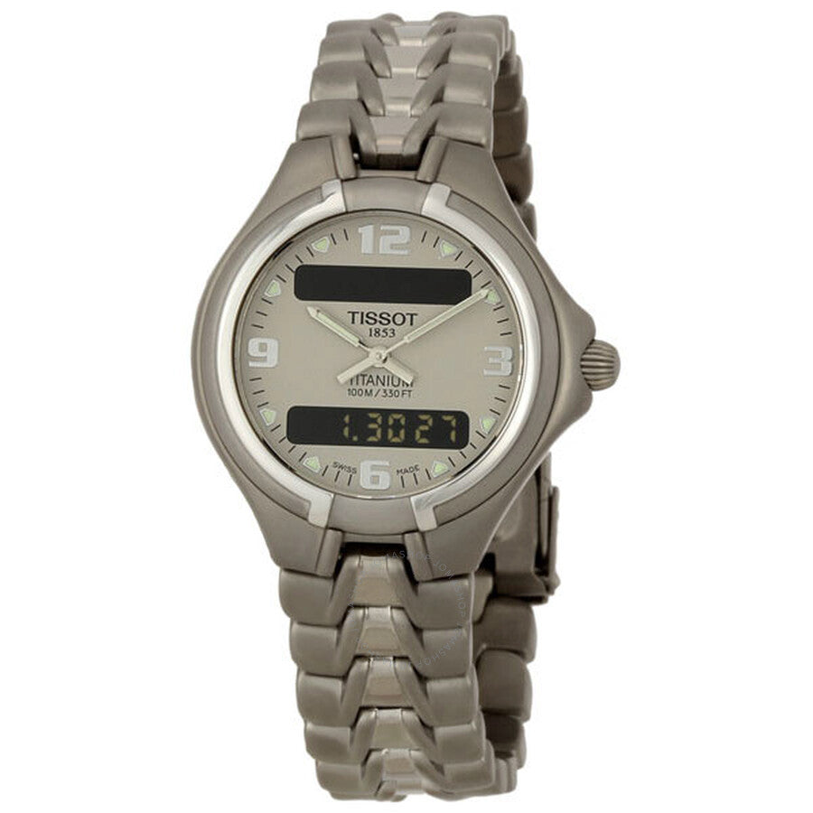Tissot Titanium Chronograph Analog/Digital Ladies Watch T65.7.188.31 - Dawson Watches