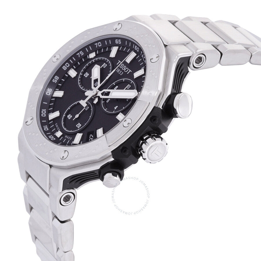 Tissot T-Race Chronograph Quartz Black Dial Men's Watch T141.417.11.051.01 - Dawson Watches #2