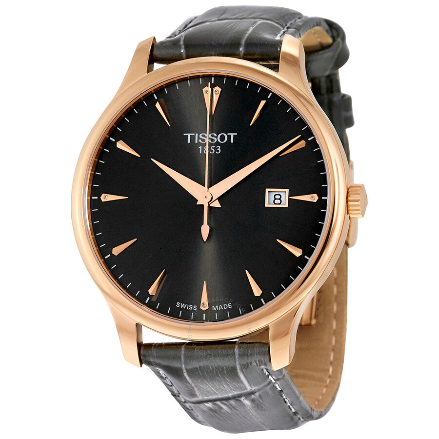 Tissot Tradition Black Dial Ladies Watch T063.610.36.086.00 - Dawson Watches