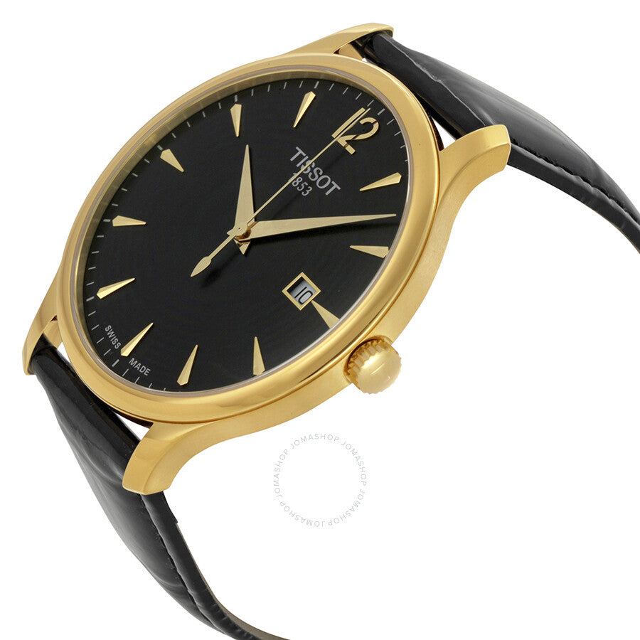 Tissot Tradition Black Dial Men's Watch T063.610.36.057.00 - The Watches Men & Co #2