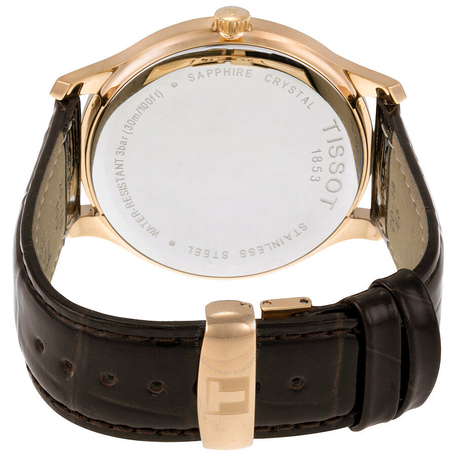 Tissot Tradition Brown Dial Men's Watch T063.610.36.297.00 - Dawson Watches #3