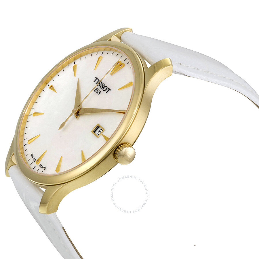 Tissot Tradition Mother of Pearl Dial Ladies Watch T063.610.36.116.00 - Dawson Watches #2