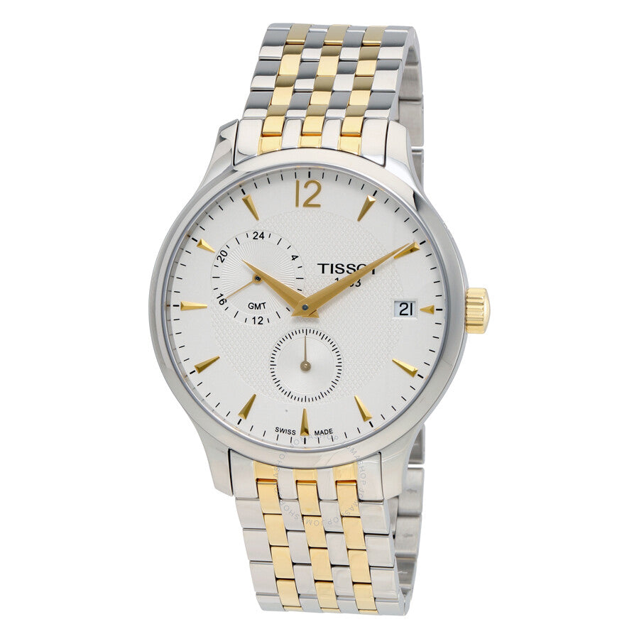 Tissot Tradition Silver Dial Two-tone Men's Watch T0636392203700 - Dawson Watches