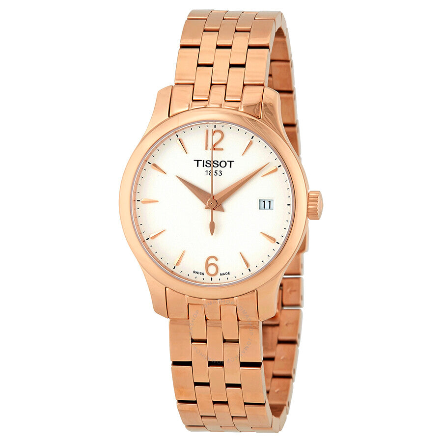 Tissot Tradition T-Classic White Dial Ladies Watch T063.210.33.037.00 - Dawson Watches