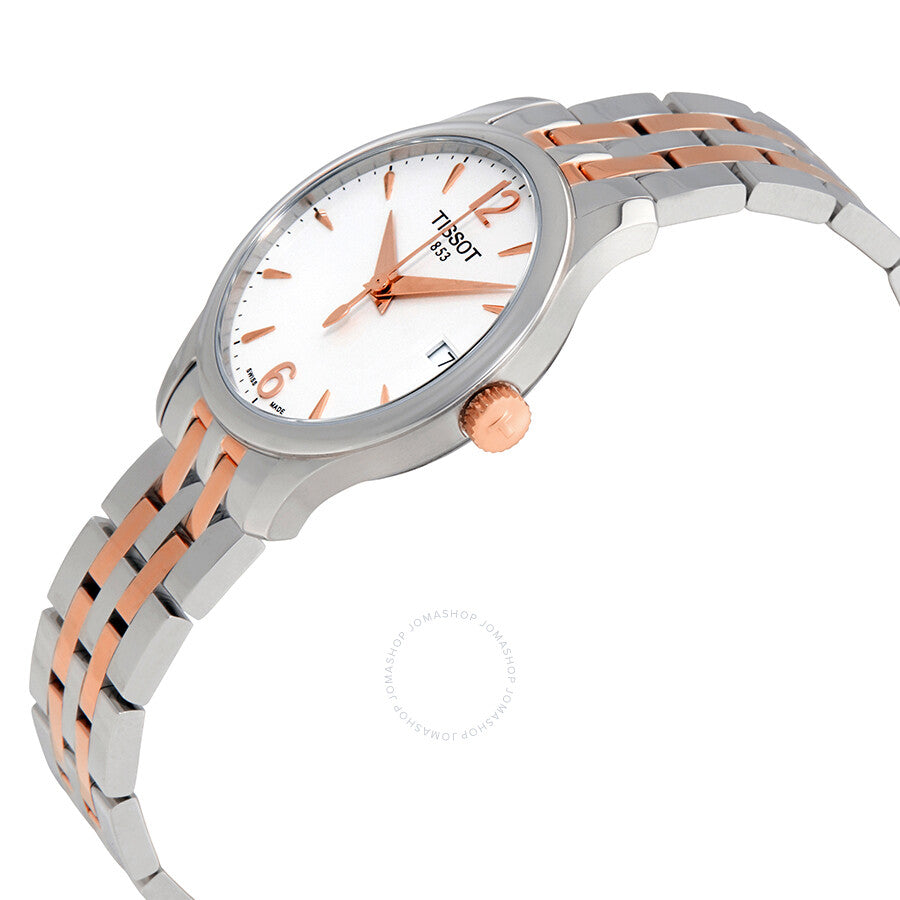 Tissot Tradition White Dial Ladies Watch T063.210.22.037.01 - Dawson Watches #2