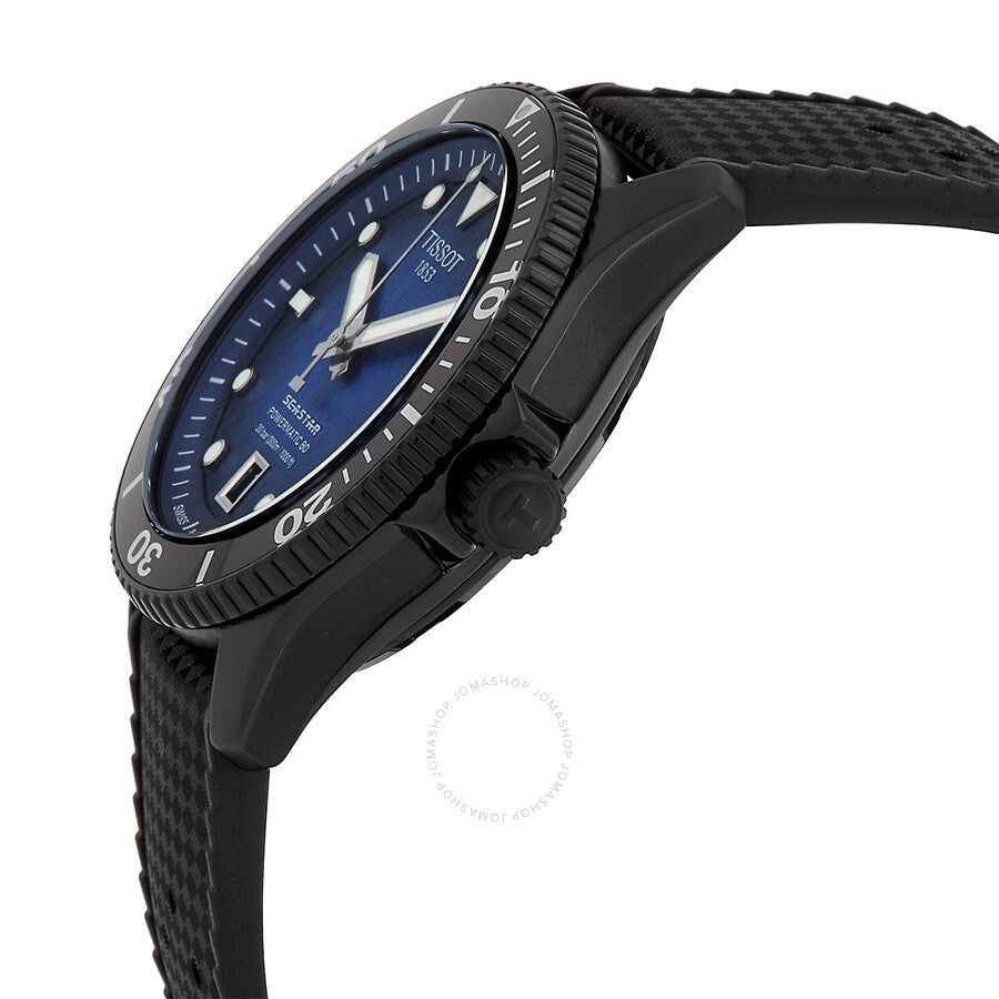 Tissot T-Sport Automatic Blue Dial Unisex Watch T1208073704100 - Dawson Watches #2