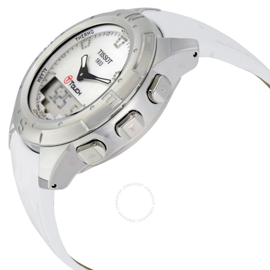 Tissot T-Touch II White Mother of Pearl Ladies Watch T0472204611600 - Dawson Watches #2