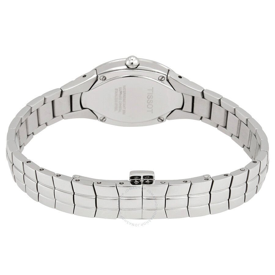 Tissot T-Trend Oval-T Sapphire Steel Ladies Watch T47.1.585.31 - Dawson Watches #3