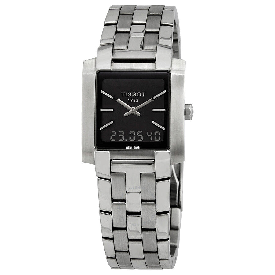 Tissot T-Trend/TXL Quartz Analog-Digital Black Dial Ladies Watch T60.1.288.51 - Dawson Watches