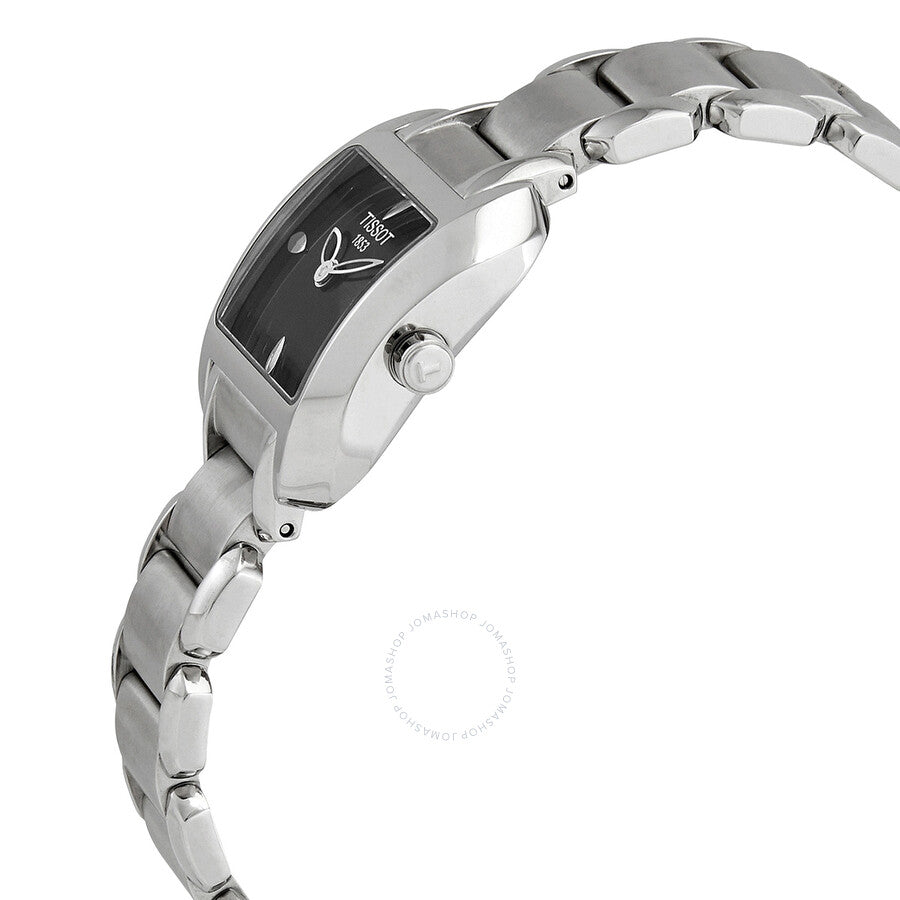 Tissot T-Wave Black Dial Stainless Steel Ladies Watch T02.1.285.51 - Dawson Watches #2