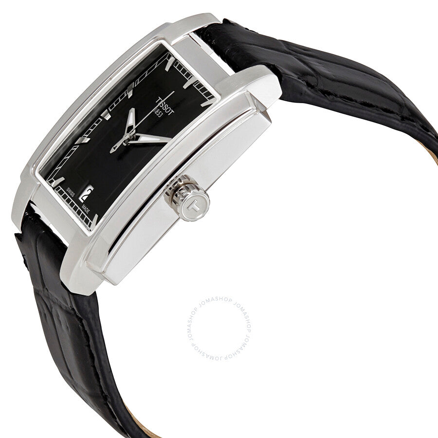 Tissot T-Trend TXL Black Dial Black Leather Ladies Watch T061.310.16.051.00 - Dawson Watches #2