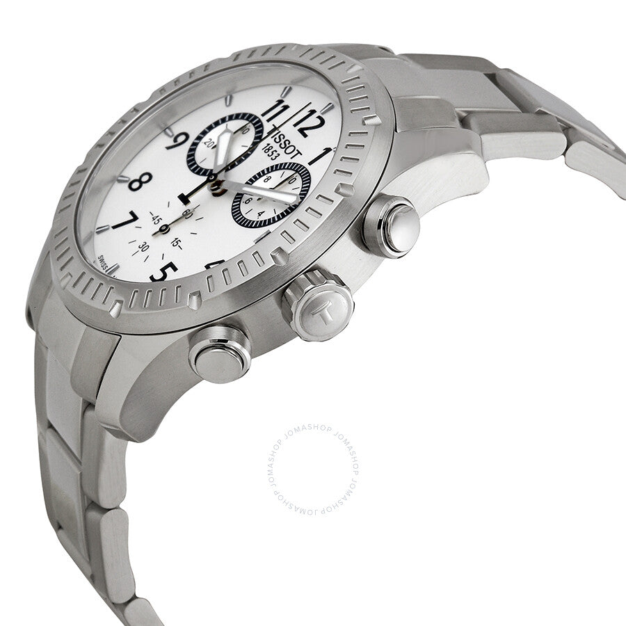 Tissot V8 Chronograph Silver Dial Men's Watch T0394171103700 - Dawson Watches #2