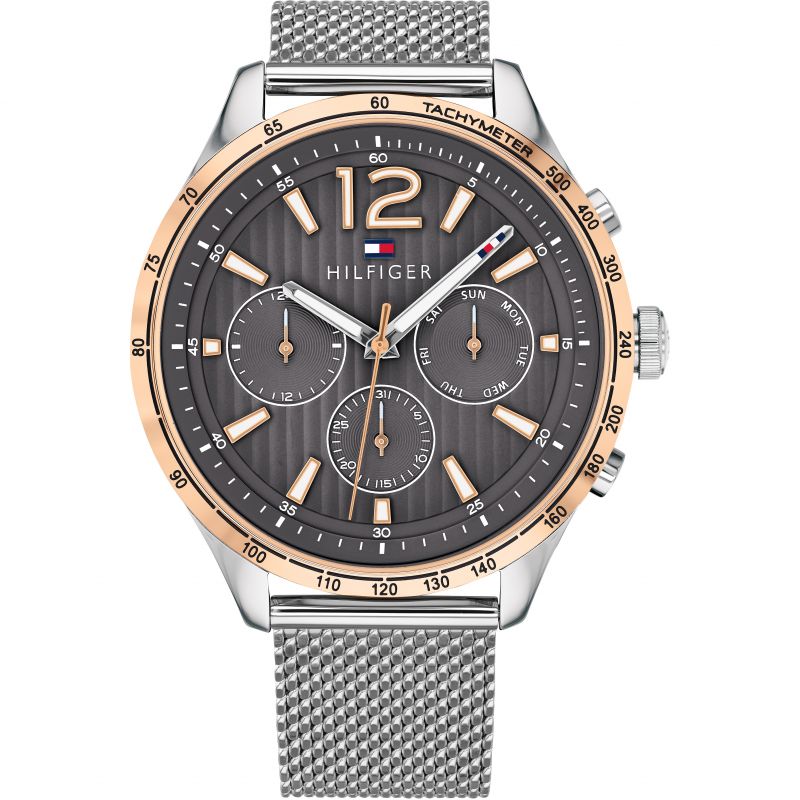 Tommy Hilfiger Chronograph Grey Dial Men's Watch 1791466 - The Watches Men & CO