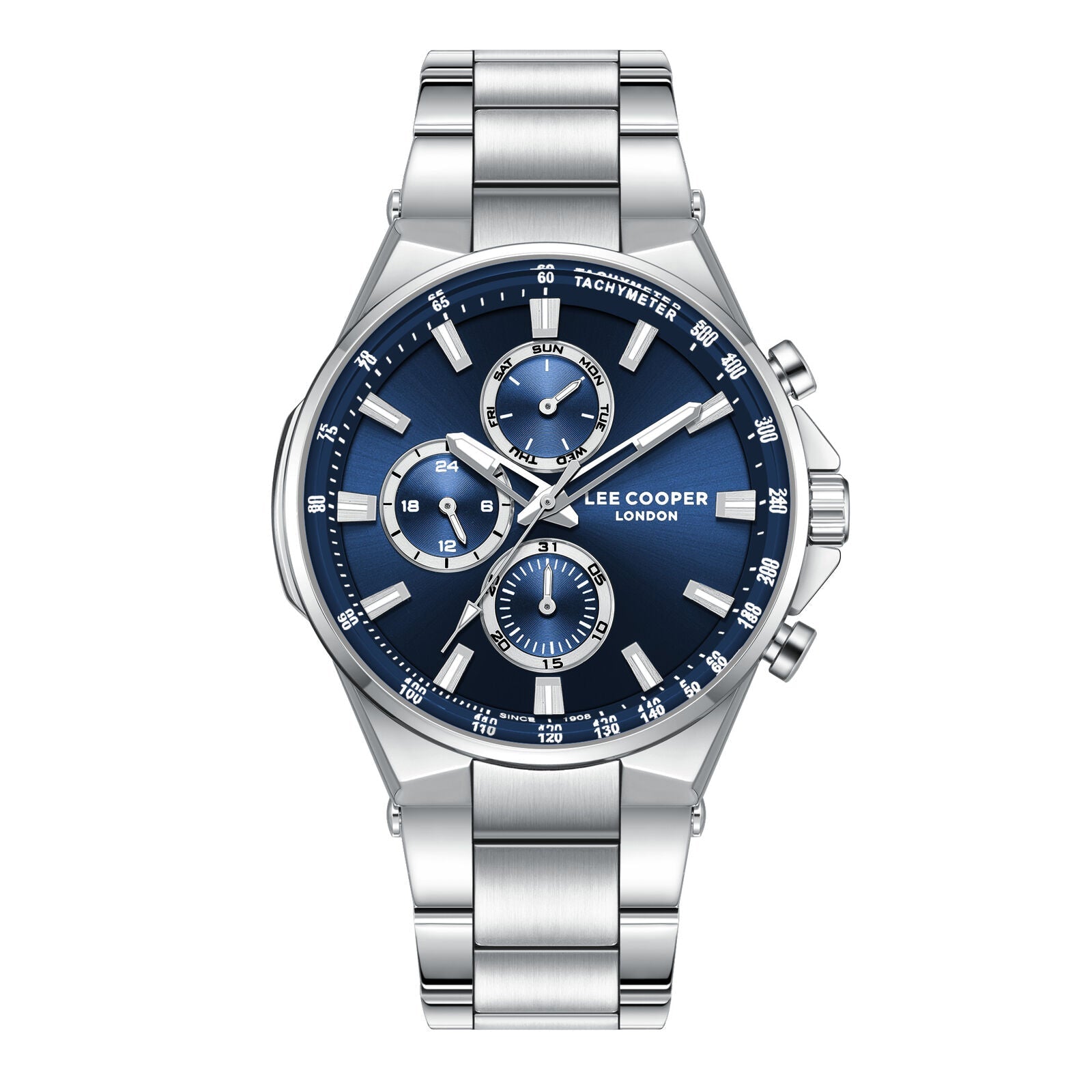 Lee Cooper Silver Men's Watch LC08219.390 LC08219.390 - Image 1