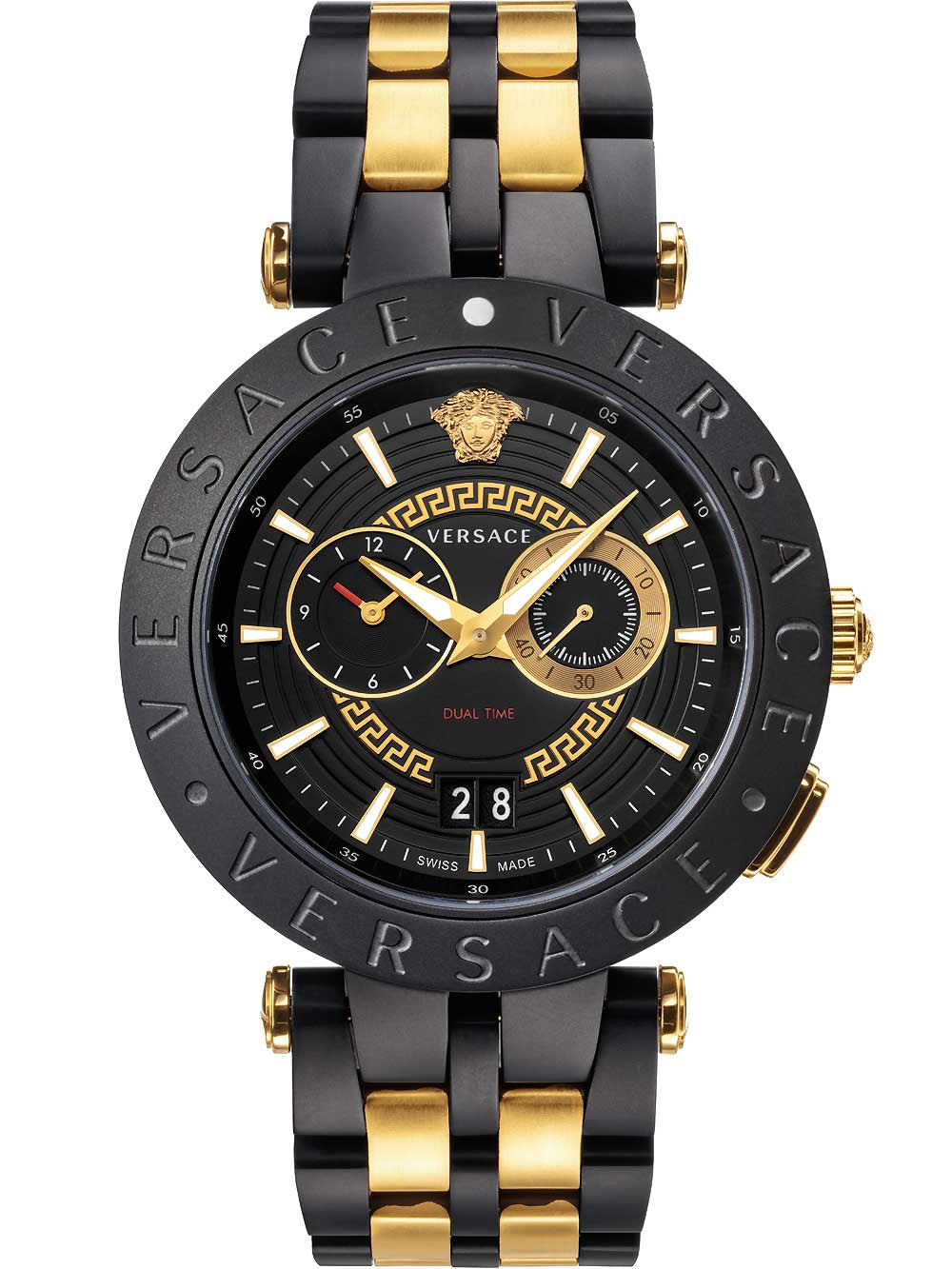 Versace V-Racer Two-Tone Chronograph Men's Watch VEBV00619 - Kiwi Watches