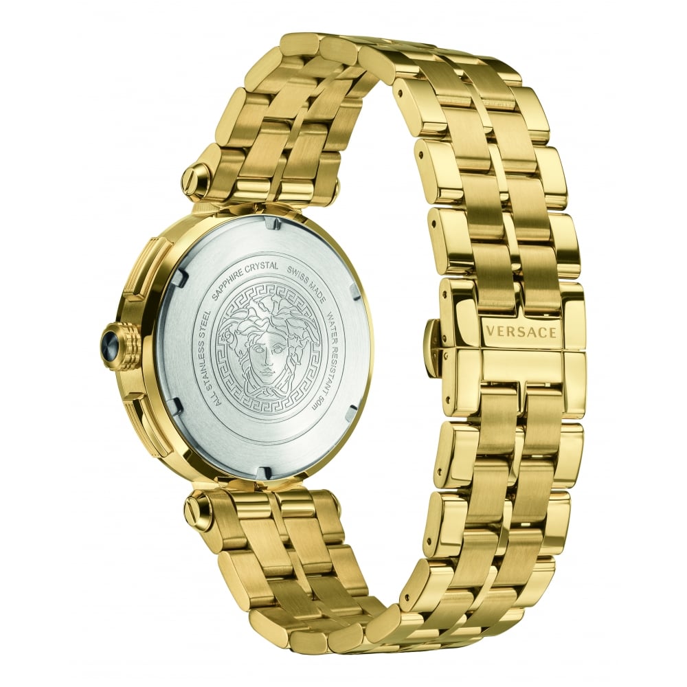 Versace V-Racer Aion Gold Chronograph Men's Watch VBR060017 - Kiwi Watches #2