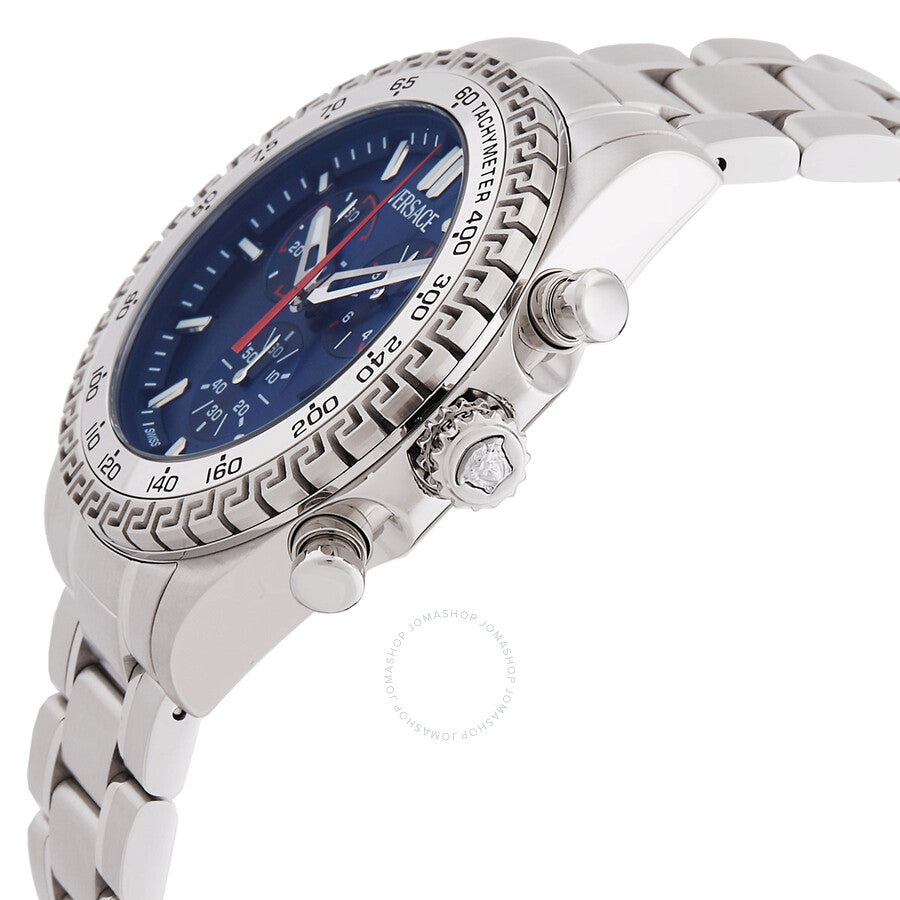 Versace Chrono Chronograph Quartz Blue Dial Men's Watch VE9K00924 - Dawson Watches #2