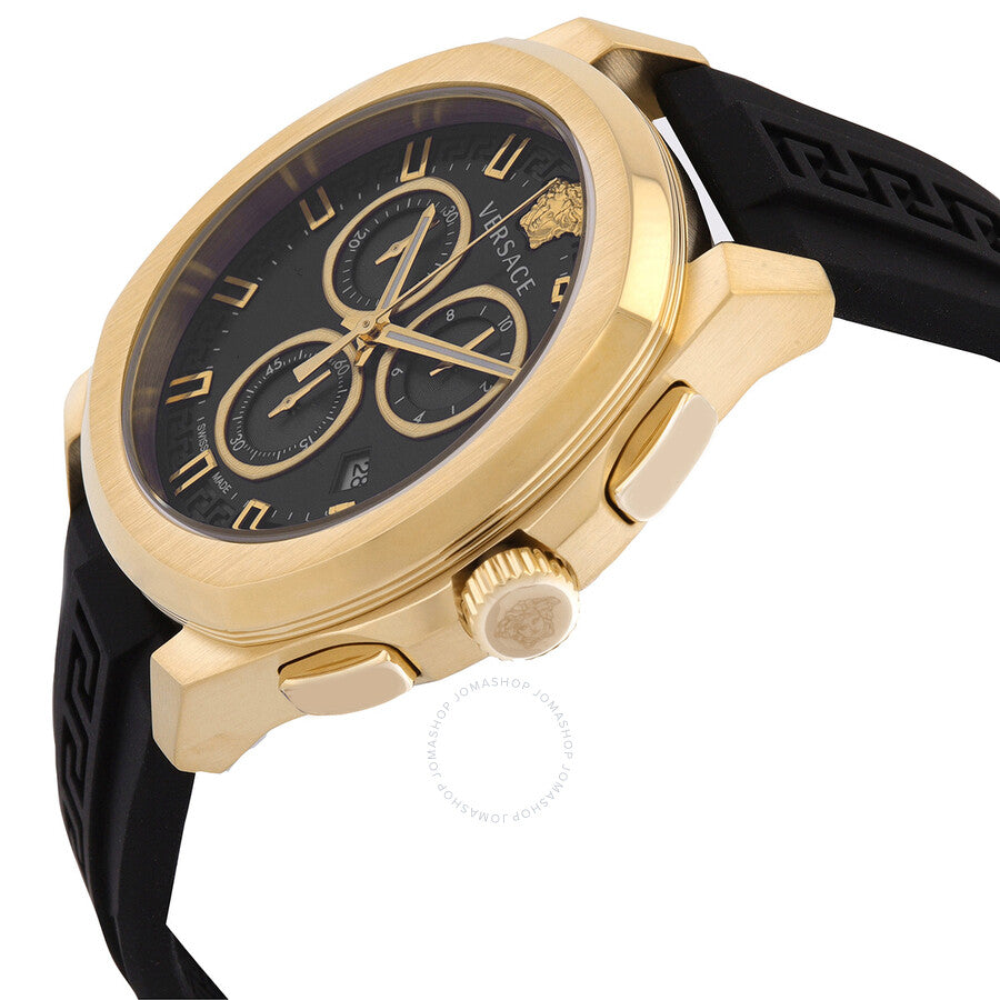 Versace Chronograph Quartz Black Dial Men's Watch VE7CA0423 - Dawson Watches #2