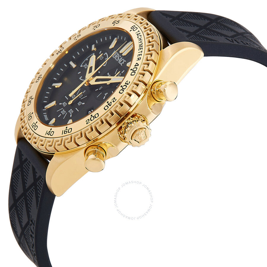 Versace Chronograph Quartz Black Dial Men's Watch VE9K00824 - Dawson Watches #2