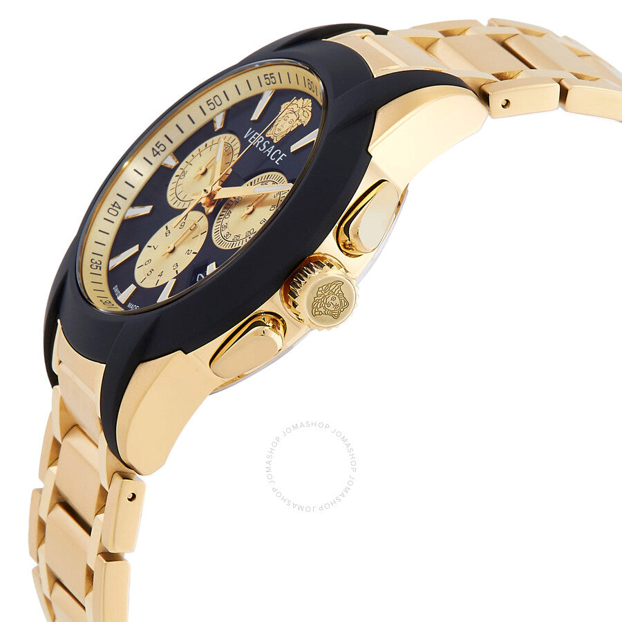 Versace Chronograph Quartz Black Dial Men's Watch VEM800524 - Dawson Watches #2