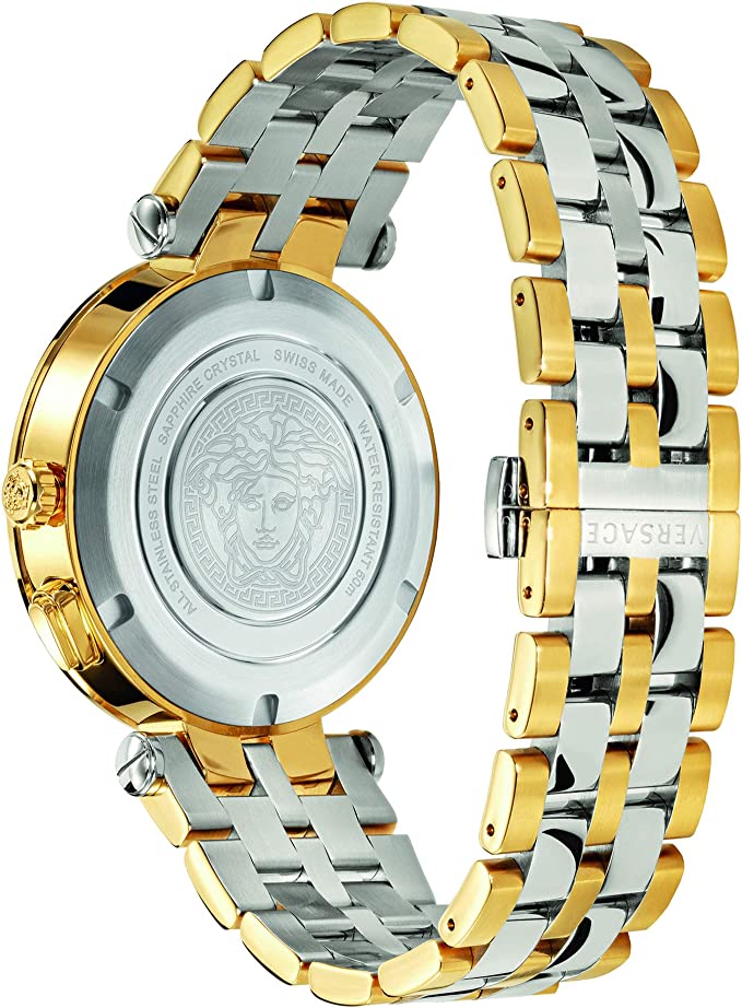 Versace Chronograph Multifunction Two-Tone Swiss Watch - VEBV00519