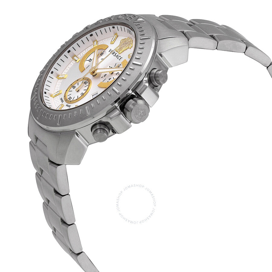 Versace Chronograph Quartz Silver Dial Men's Watch VE2E00321 - Dawson Watches #2