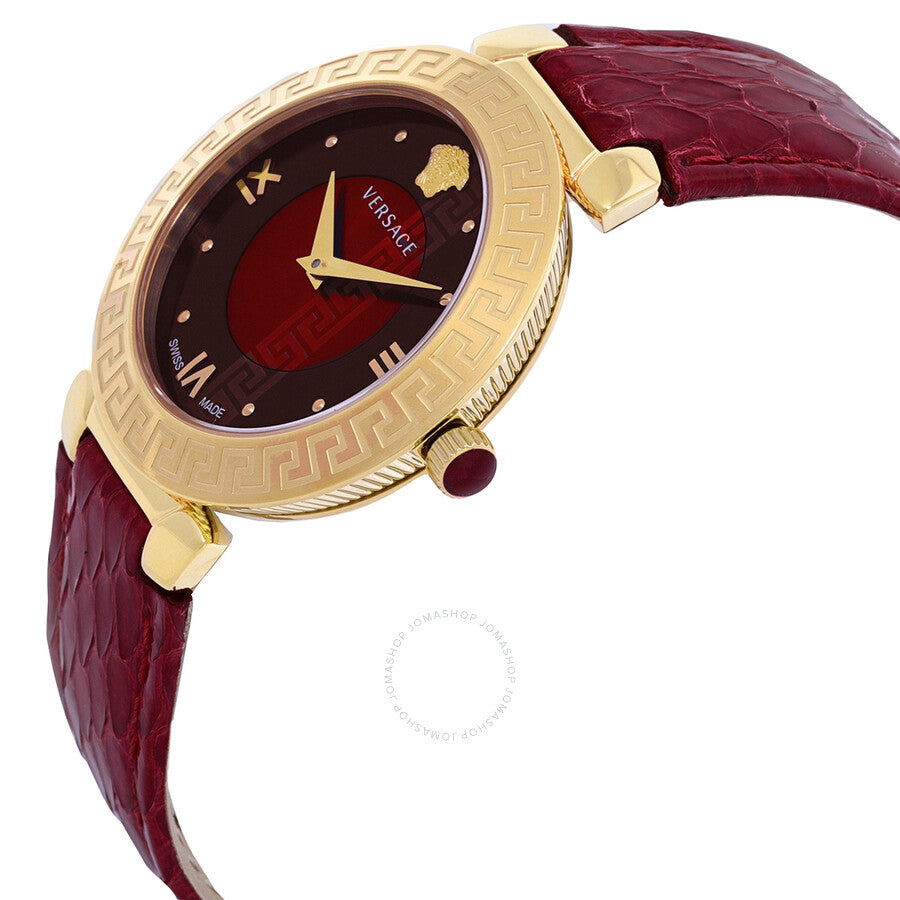 Versace Daphnis Quartz Red Dial Ladies Watch V16080017 - Dawson Watches #2