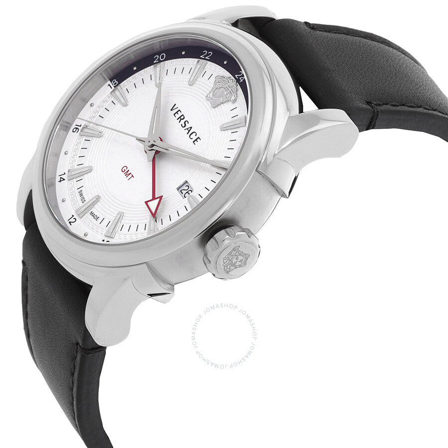 Versace GMT Vintage Quartz Silver Dial Men's Watch VEV300119 - Dawson Watches #2