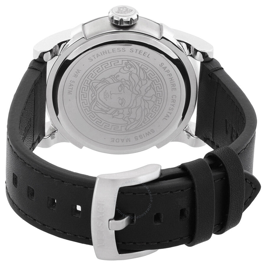 Versace GMT Vintage Quartz Silver Dial Men's Watch VEV300119 - Dawson Watches #3