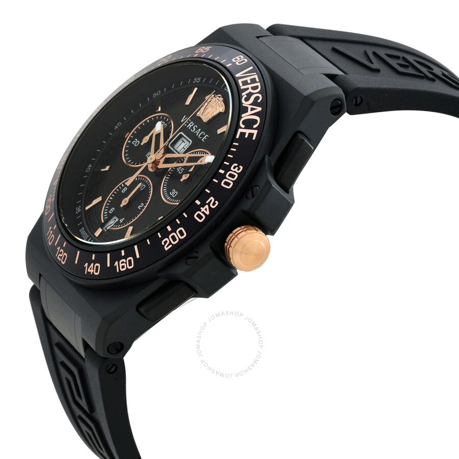 Versace Greca Extreme Chronograph Quartz Black Dial Men's Watch VE7H00323 - Dawson Watches #2