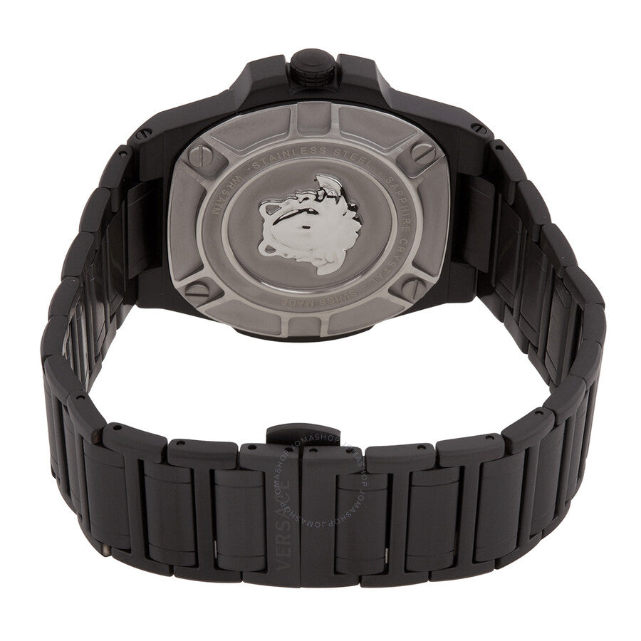 Versace Greca Reaction Quartz Black Dial Men's Watch VE3I00622 - Dawson Watches #3