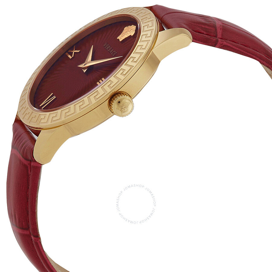 Versace Greca Signature Quartz Red Dial Ladies Watch VEVC00921 - Dawson Watches #2