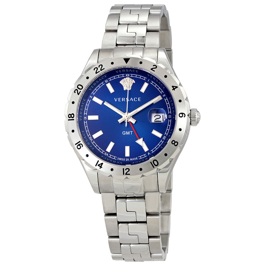 Versace Hellenyium Silver Steel Men's Watch V11010015 - Dawson Watches