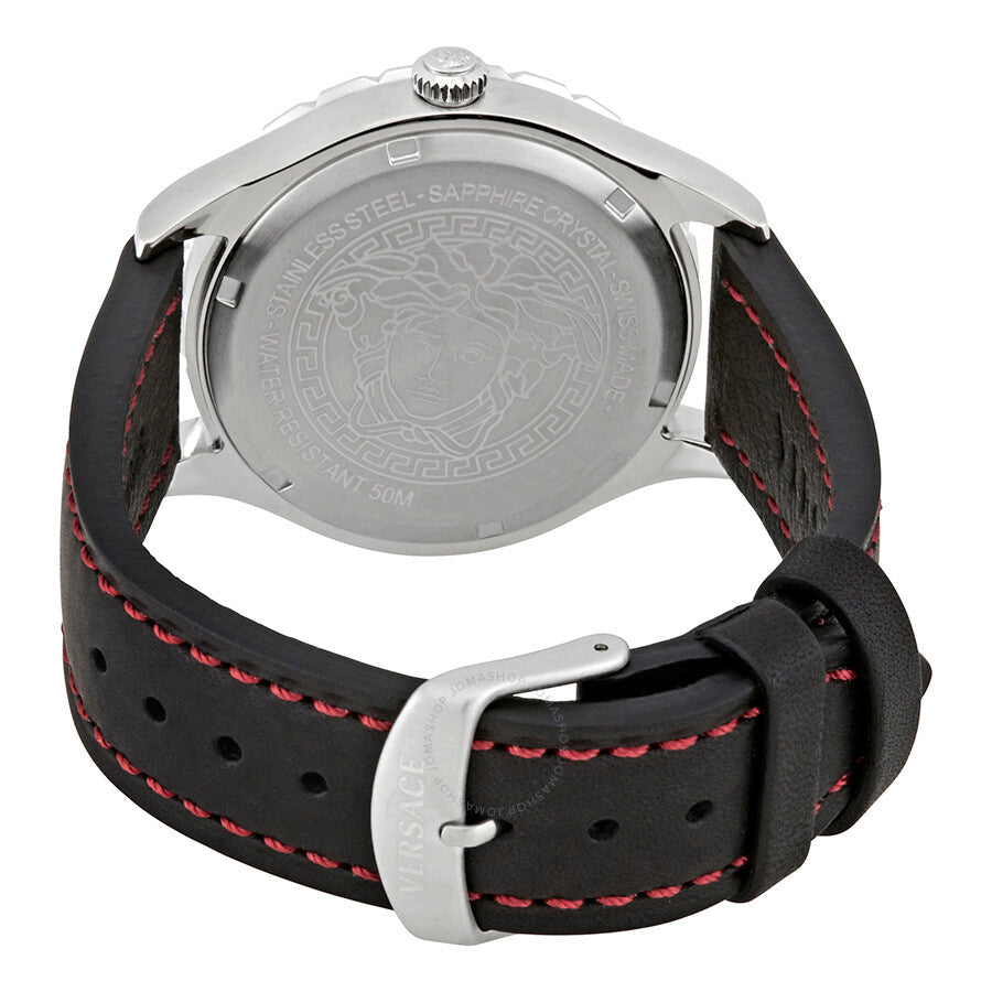 Versace Hellenyium GMT Silver Dial Men's Watch V11070017 - Dawson Watches #3