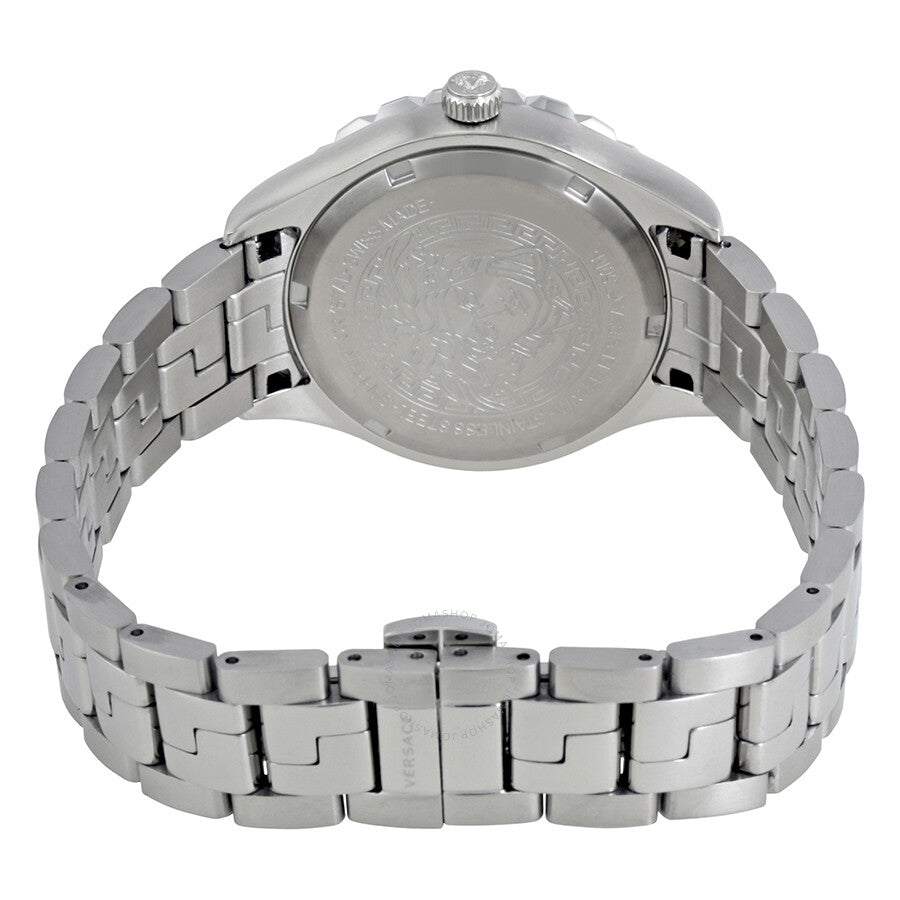 Versace Hellenyium Pink Dial Stainless Steel Ladies Watch V12010015 - Dawson Watches #3