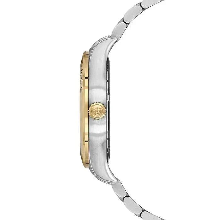 Versace Hellenyium Two-Tone Swiss Movement Date Watch - VEVK01121