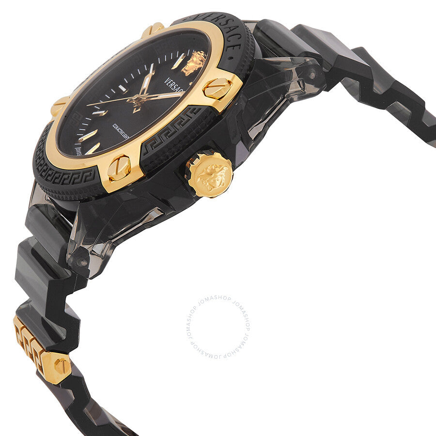 Versace Icon Quartz Black Dial Men's Watch VE6E00123 - Dawson Watches #2