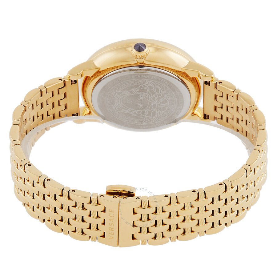 Versace Medusa Quartz Gold Dial Ladies Watch VE6F00623 - Dawson Watches #3