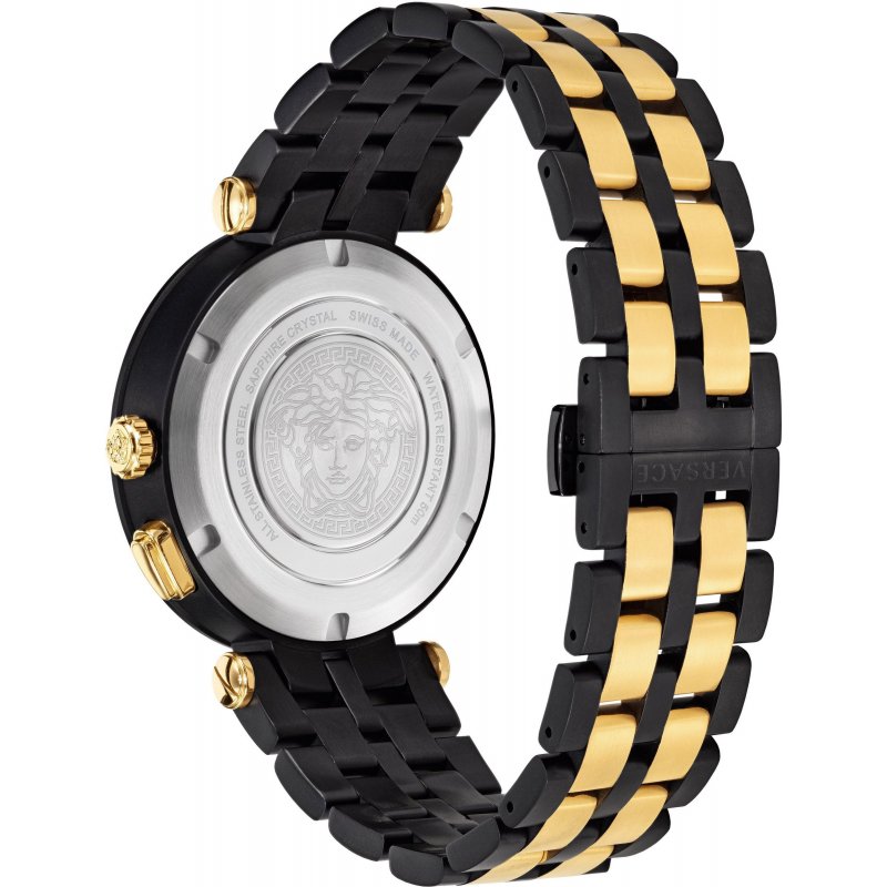 Versace V-Racer Two-Tone Chronograph Men's Watch VEBV00619 - Kiwi Watches #3